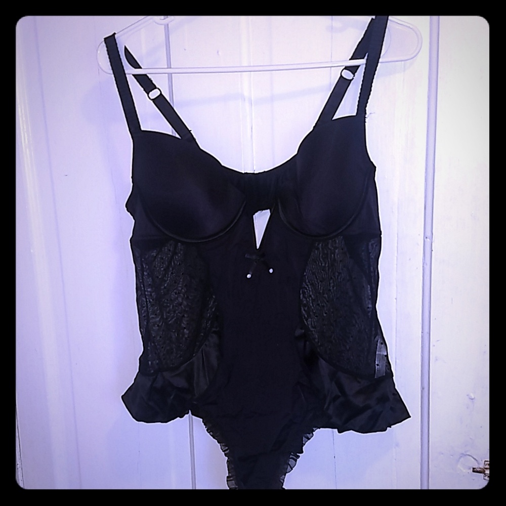 NWOT Sexy Black Teddy